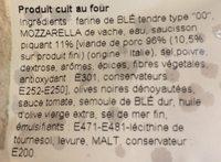 PizzDiavola Ingredients