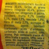 Gran Cereale Frutta Ingredients