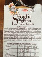 Sfoglia Di Grano Ingredients