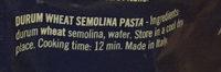 Fusilli Ingredients