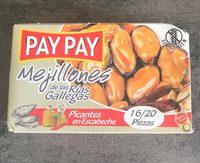 Mejillones Pay-pay Escabeche Picante (8-12 Pzas) Report Card