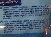 Pescanova Palitos De Mar Ingredients
