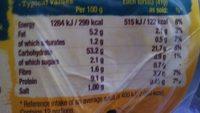 Old El Paso 50% Extra Free 8PK Flour Tortillas Ingredients