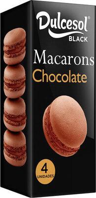 Black Macarons Chocolate