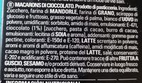 Black Macarons Chocolate Ingredients