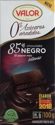 Chocolate Negro 85% 0% Azcares Aadidos