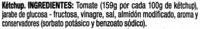 Ktchup Original Ingredients