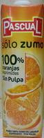 Zumo De Naranja Exprimida Sin Pulpa &quot;Pascual Slo Zumo&quot; Report Card