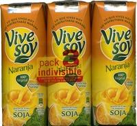 Bebida De Zumo Y Soja "ViveSoy" Naranja. Pack De 3 Report Card