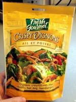 Crispy Oignons Ail Et Poivre Report Card