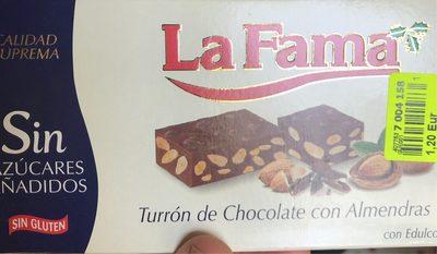Turron De Chocolate Con Almendras
