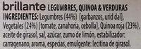 Legumbres Quinoa Verduras Ingredients