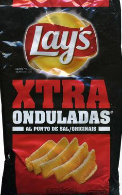 Patatas Fritas Onduladas &quot;Lay's XTRA Onduladas&quot; Al Punto De Sal