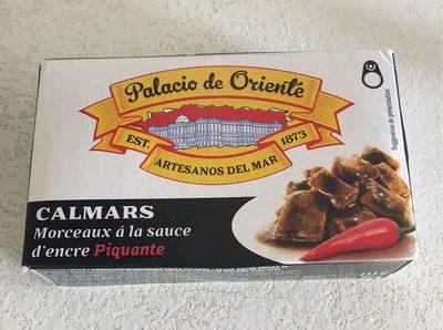 Calamars Dans Leur Encre Piquant