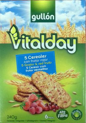 Galletas 5 Cereales Con Frutos Rojos