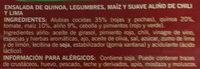 Ensalada De Quinoa Ingredients