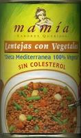 Lentejas Con Vegetales Report Card