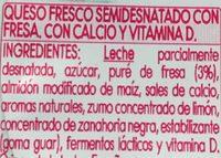 Danonino Sabor Fresa Ingredients