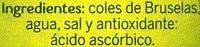 Coles De Bruselas En Conserva Ingredients