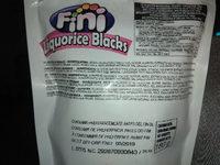 Regaliz  Ingredients