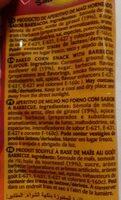 Producto De Aperitivo De Maz Horneado Sabor Barbacoa Ingredients