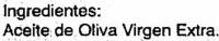 Aceite De Oliva Virgen Extra Ingredients