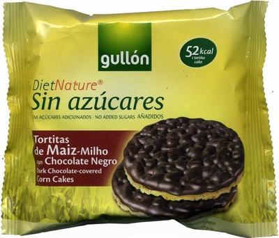 Tortitas De Maz Con Chocolate Negro Sin Azcares Aadidos