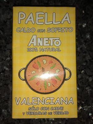 Caldo Para Paella Valenciana 100% Natural Envase 1 L