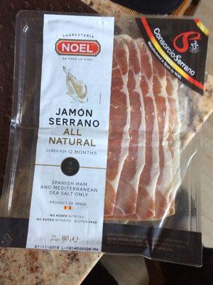 Jamon Serrano All Natural Cured For 12 Months