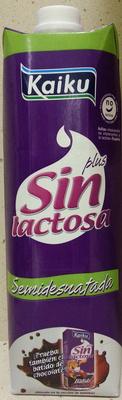 Leche Sin Lactosa Semidesnatada &quot;Kaiku Sin Lactosa Plus&quot; 