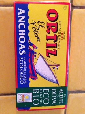 Filet Anchois Huile Olive Bio