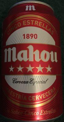 Cerveza Mahou 5 Estrellas