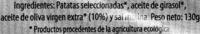 Patatas Fritas Lisas Ecolgicas "BioMonti" Ingredients