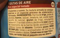 Diet R¡disson Tostas De Aire Ingredients