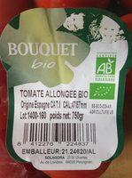 Tomates Allonges Bio Ingredients