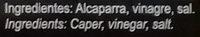 Alcaparras Capucines Ingredients