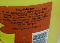 Moutarde A L Ancienne Ingredients