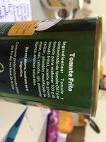 Tomate Frito Ingredients