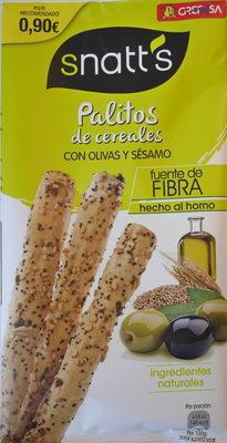 Palitos De Cereales Con Olivas Y Ssamo