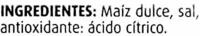 Maz Dulce Cocido En Mazorca Ingredients