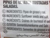 Pipas Supremas Ingredients