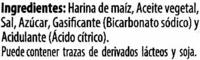 Aros De Maz &quot;Chaskis&quot; (150 G) Ingredients