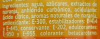 Schweppes Naranja Spirit Ingredients