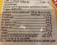 Manzanares Pipas Largas Tostadas Con Sal Ingredients