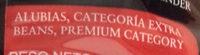 Alubia Blanca Ingredients