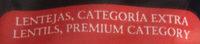Lenteja Castellana Ingredients