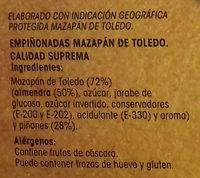 Empionadas Mazapn De Toledo Ingredients