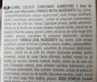 Bellsiluet Cellulit 7+7 Sobres Kiluva Ingredients