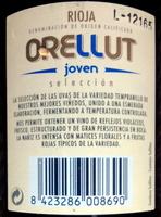 Orejudo ORELLUT 2011 Ingredients