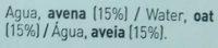 Bebida De Avena Ingredients